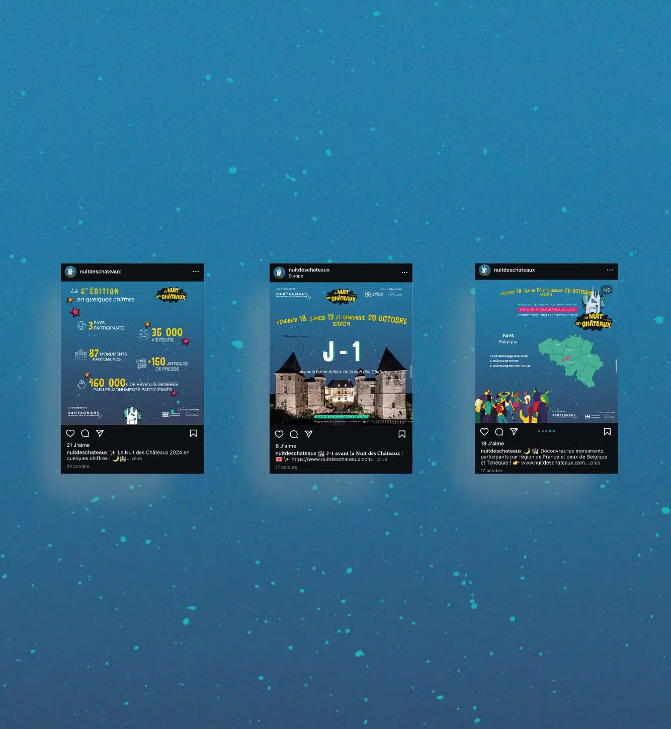 La Nuit des châteaux identité visuelle